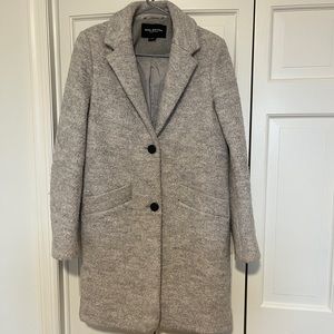 MARC NEW YORK Gray Boucle coat
